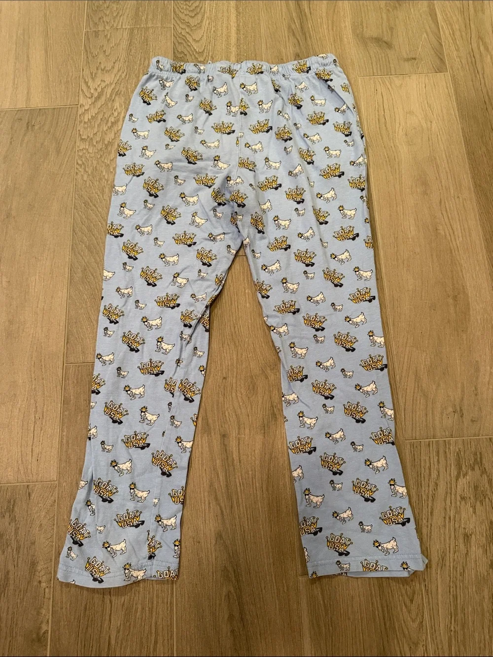 GOAT USA Light Blue Kids Pajama Pants Size Large